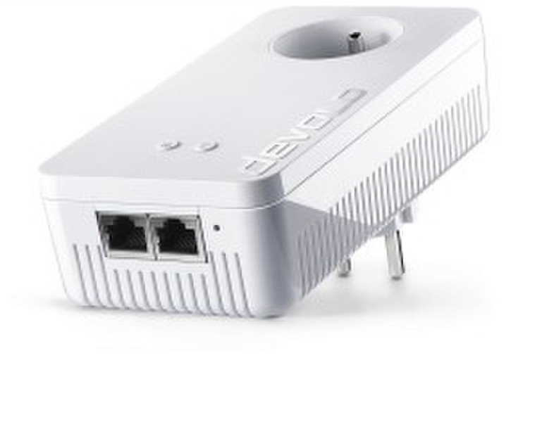 Devolo dLAN 1200+ WiFi ac 1200Mbit/s Eingebauter Ethernet-Anschluss WLAN Weiß 1Stück(e) PowerLine Netzwerkadapter