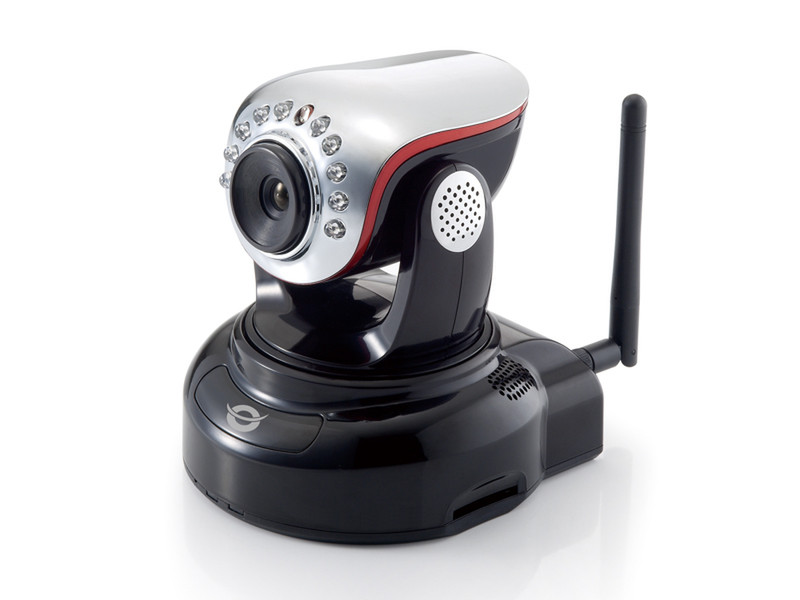 Conceptronic CIPCAM720PTIWL IP security camera Для помещений Пуля Черный, Красный, Cеребряный