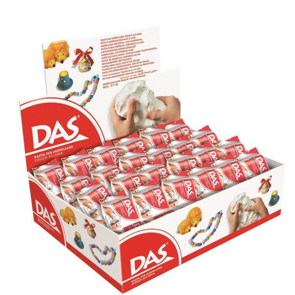 DAS 387200 Modeling dough Weiß Modellier-Verbrauchsmaterial für Kinder