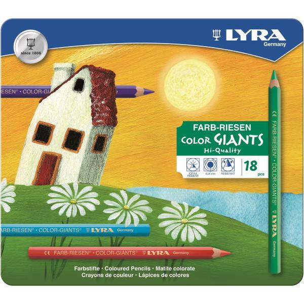 Lyra Color Giants 18pc(s) colour pencil
