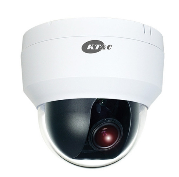 KT&C KPC-DI28V12NW CCTV security camera Innenraum Kuppel Weiß Sicherheitskamera