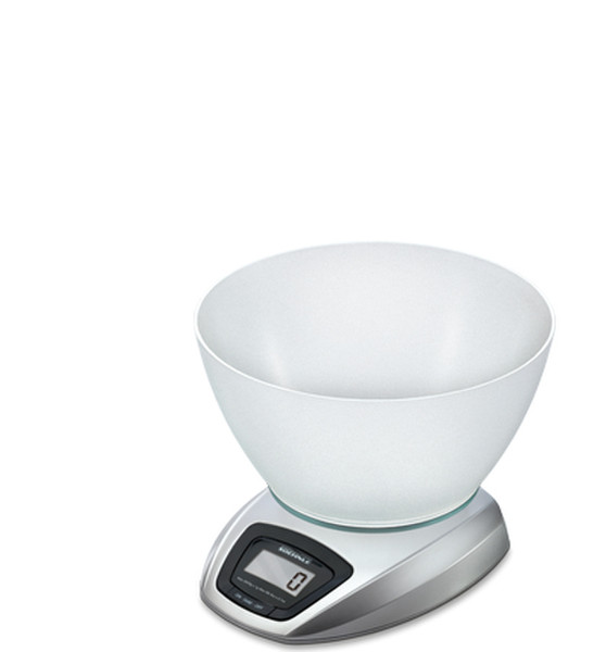 Soehnle 65841 8 Electronic kitchen scale Silver,White