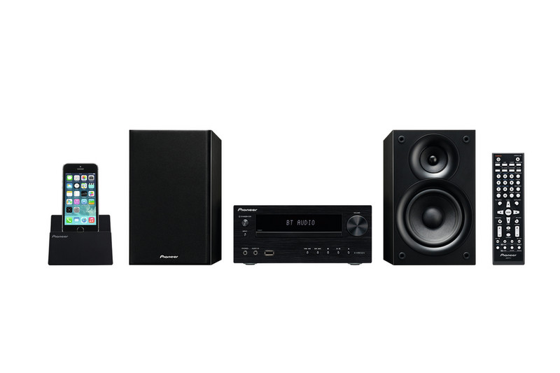 Pioneer X-HM32VD-K Micro-Set 60W Schwarz Home-Stereoanlage