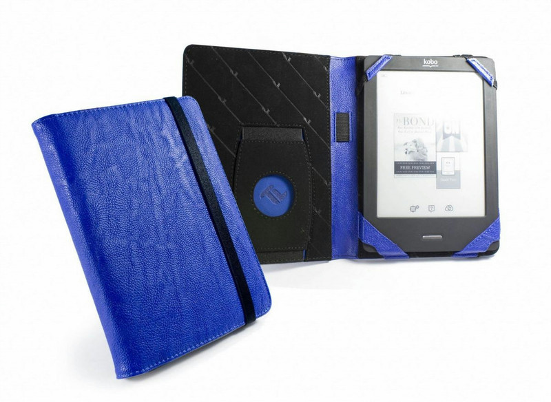 Tuff-Luv C4_53_5055205297088 Folio Black,Blue e-book reader case