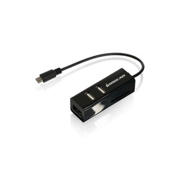 iogear GoFor2+ Micro-USB устройство для чтения карт флэш-памяти