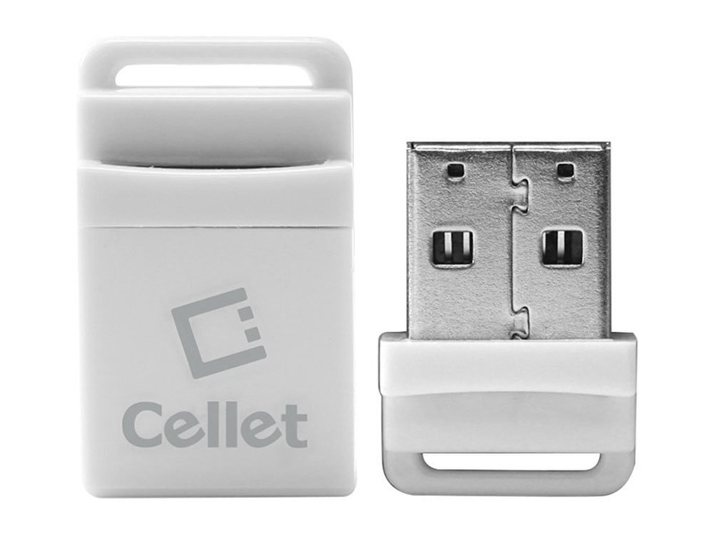 Cellet 323013 USB 2.0 Белый устройство для чтения карт флэш-памяти