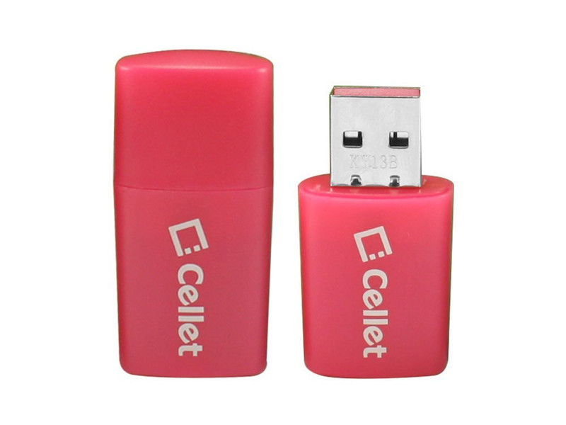 Cellet 322936 USB 2.0 Type-A Розовый USB флеш накопитель