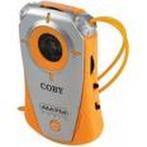 Coby Pocket AM/FM Radio Personal Orange