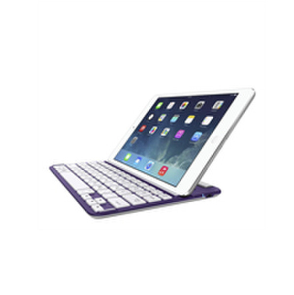 Belkin F5L153TTC03 Bluetooth Пурпурный, Белый клавиатура для мобильного устройства