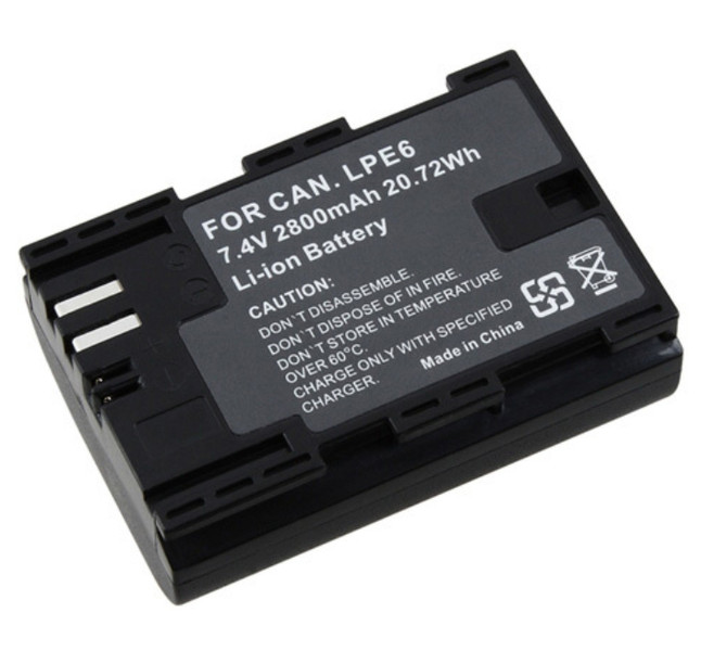 eForCity Li-ion 2800mAh 7.4V Lithium-Ion 2800mAh 7.4V rechargeable battery