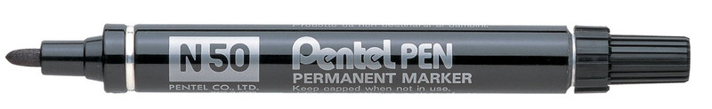 Pentel N50 Black 12pc(s) permanent marker