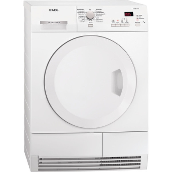 AEG T6537EXAH3 freestanding Front-load 7kg A+ White tumble dryer