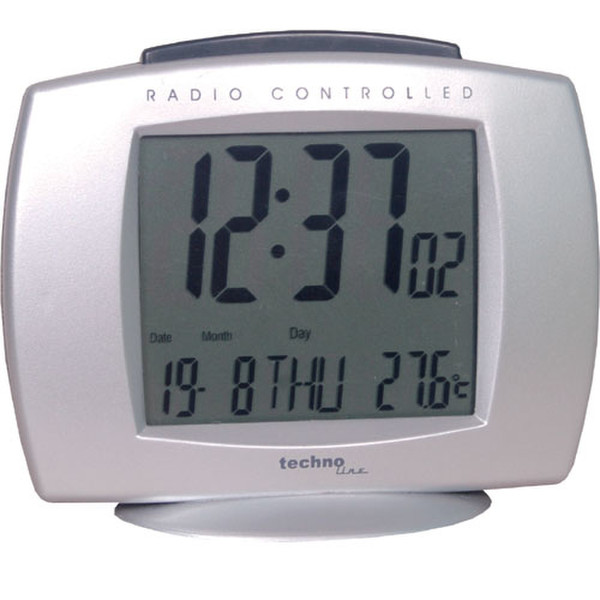 Technoline WT 189 Digital alarm clock Cеребряный будильник