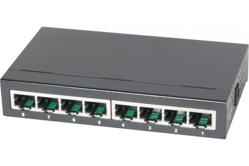 Dexlan 317045 Неуправляемый L2 Fast Ethernet (10/100) Power over Ethernet (PoE) Черный сетевой коммутатор