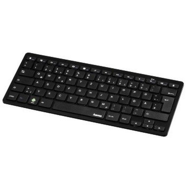 Hama KEY2GO X500 Bluetooth QWERTZ Black mobile device keyboard