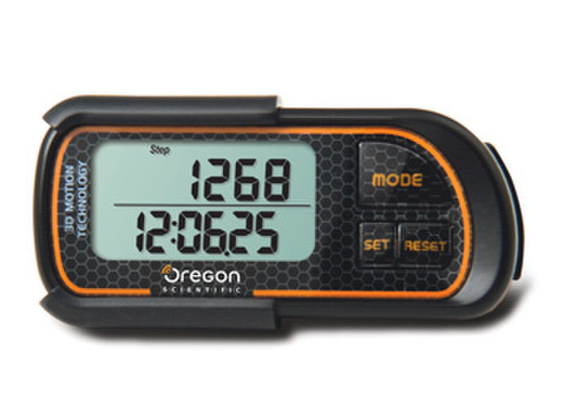 Oregon Scientific PE208 Electronic Black,Orange pedometer