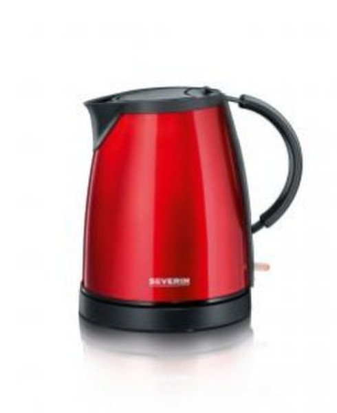 Severin WK 9730 1л 1350Вт Черный, Металлический, Красный электрический чайник
