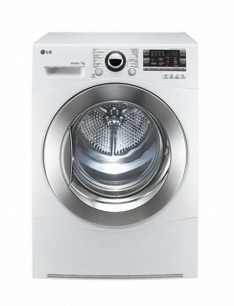 LG RC7055AH2M freestanding Front-load 7kg A++ White tumble dryer
