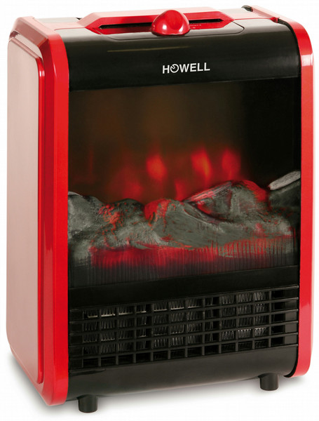 Howell HO.CAM710N Freestanding fireplace Электрический Черный, Красный камин