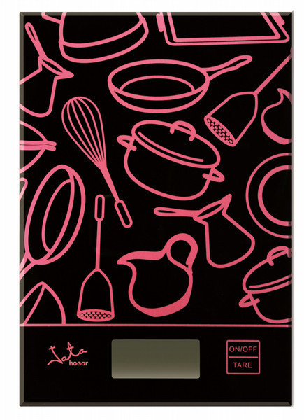 JATA 727 Electronic kitchen scale Черный, Розовый