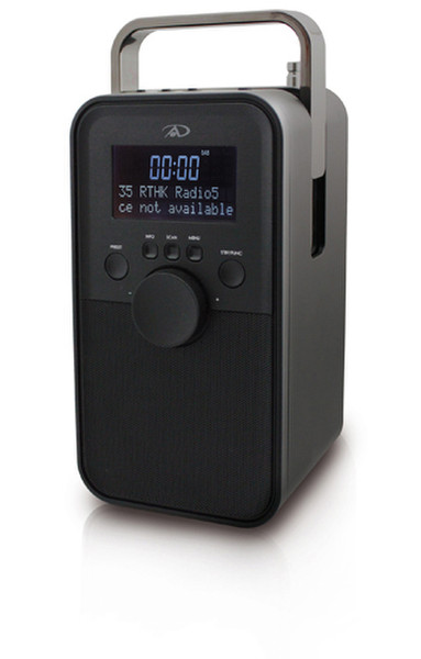 Melchioni RDB 1000 Tragbar Digital Schwarz Radio