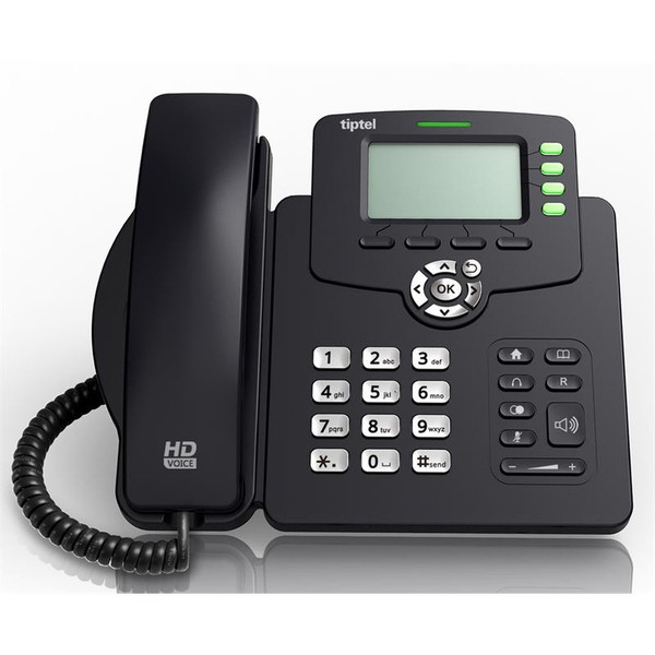 Tiptel 3230 Проводная телефонная трубка 3линий ЖК Антрацитовый IP-телефон