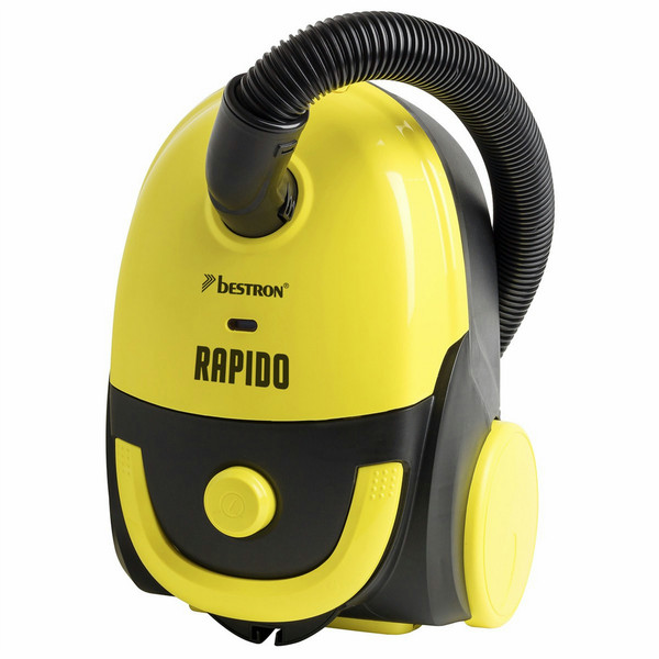 Bestron Rapido Cylinder vacuum 1.3L 1400W D Black,Yellow