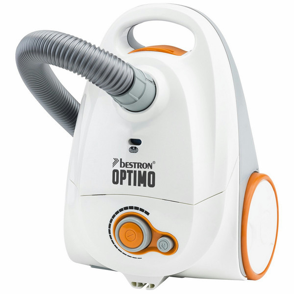 Bestron Optimo Cylinder vacuum 1.3L 1200W B Orange,White