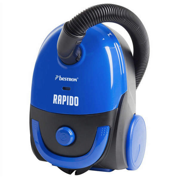 Bestron Rapido Zylinder-Vakuum 1.3l 1400W D Schwarz, Blau