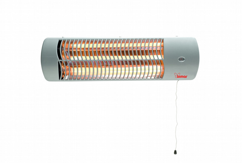 Bimar S181.EU Wall 1800W Silver Quartz electric space heater
