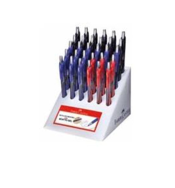 Faber-Castell 143930 Retractable gel pen Черный, Синий, Красный 30шт