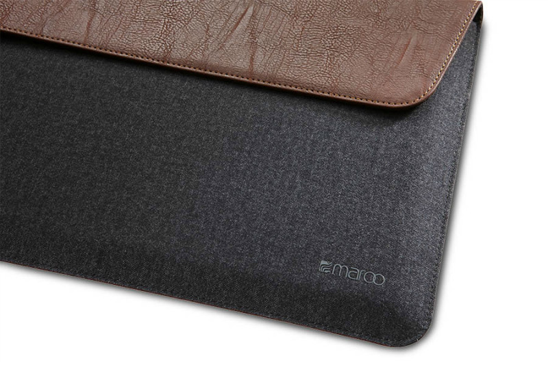 Cyber Acoustics Maroo SurfacePro3 Slv Woodlnd Sleeve case Schwarz, Braun