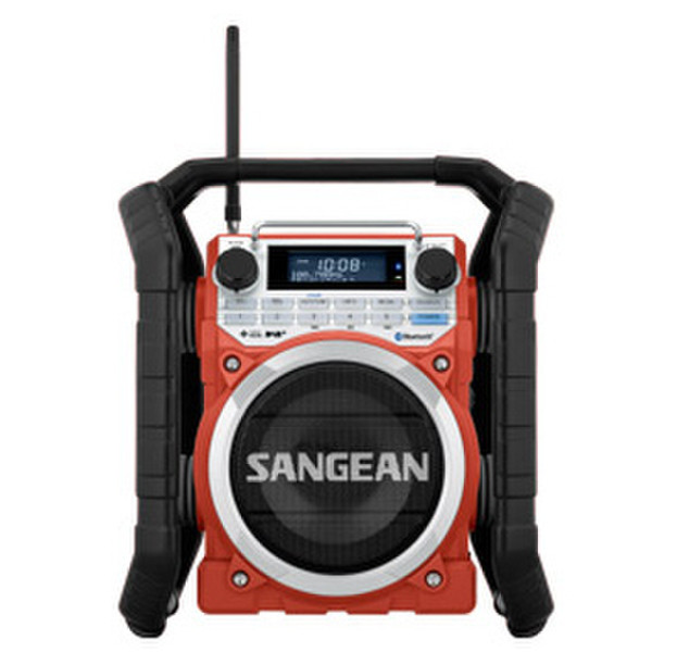 Sangean U4 DBT Персональный Цифровой Красный радиоприемник