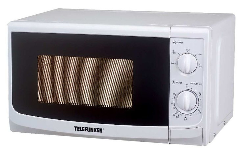 Telefunken M01626 Countertop 20L 700W White microwave