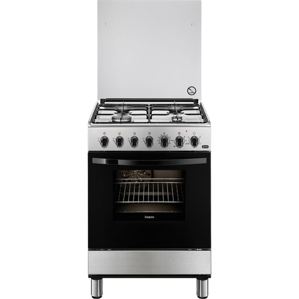 Zoppas PCK65201XA Freestanding Gas hob A Stainless steel cooker