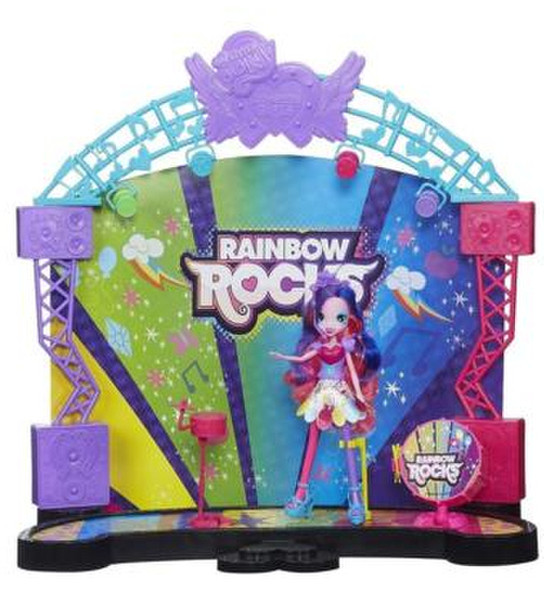 Hasbro My Little Pony Equestria Girls Rainbow Rocks Mane Event Stage Playset Разноцветный кукла