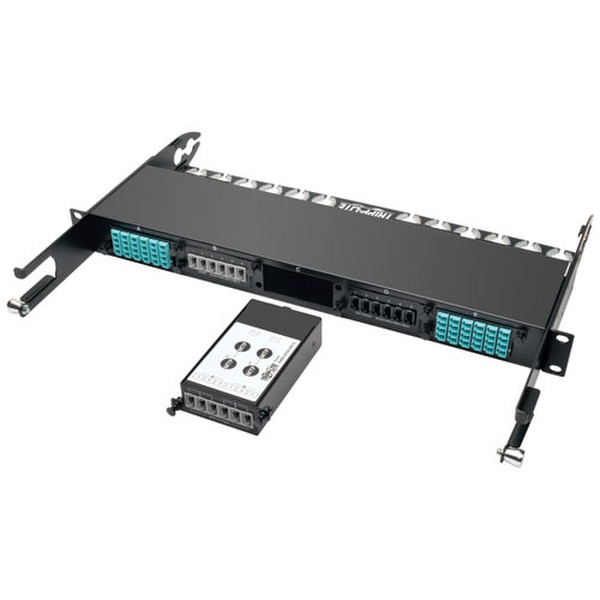 Tripp Lite 100Gb / 120Gb to 40Gb Breakout Cassette - (x2) 24-Fiber MTP/MPO to (x6) 12-Fiber OM4 MTP/MPO