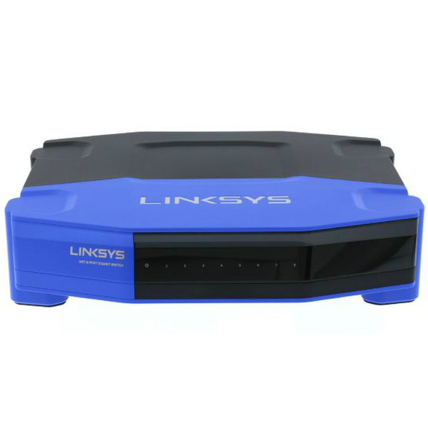Linksys SE4008 Gigabit Ethernet (10/100/1000) Schwarz, Blau