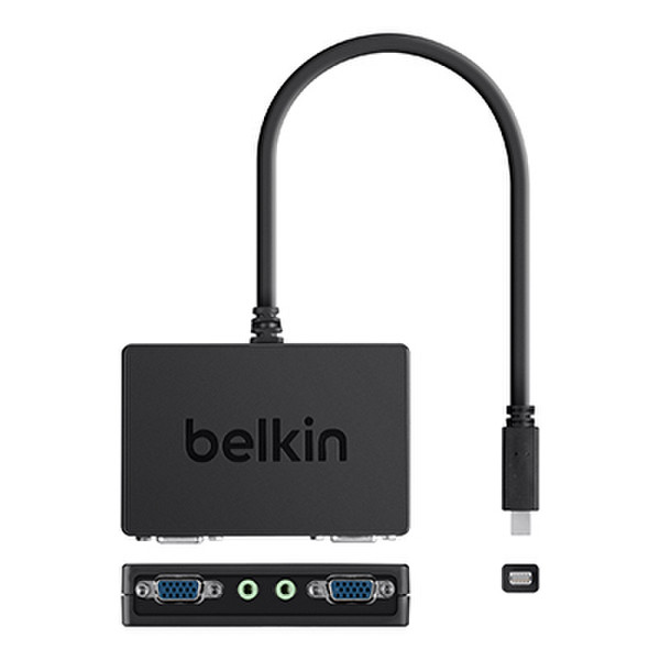 Belkin F2CD061 Mini DisplayPort Black video cable adapter