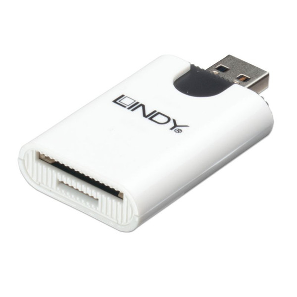 Lindy 43151 USB 3.0 Белый устройство для чтения карт флэш-памяти