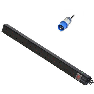 Lindy 29999 12AC outlet(s) Black power distribution unit (PDU)