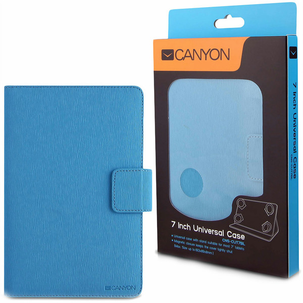 Canyon CNS-CUT7BL 7Zoll Ruckfall Blau Tablet-Schutzhülle