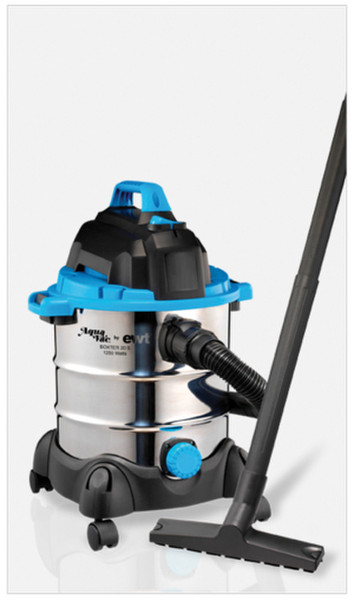 AquaVac Boxter 20 S Drum vacuum cleaner 20L 1250W Black,Blue,Stainless steel