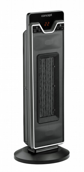 Concept VT-8020 Floor 2200W Black Fan electric space heater
