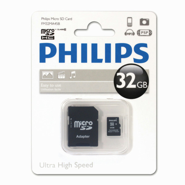 Philips Карты памяти Micro SD FM64MA45B/97