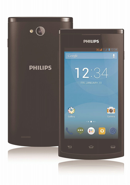 Philips CTS308BK/53 Две SIM-карты Черный смартфон
