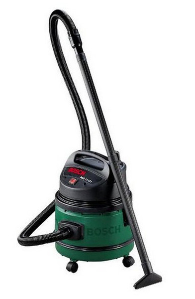 Bosch PAS 11-21 Хозяйственный пылесос 21л 1100Вт Черный, Зеленый
