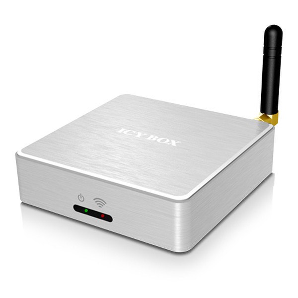 ICY BOX IB-MP401Air WLAN Silber Digitaler Audio-Streamer