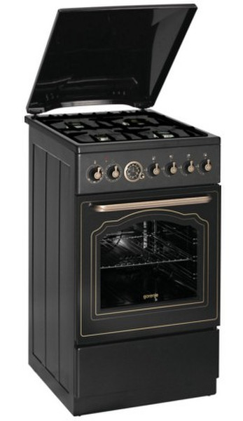 Gorenje K57CLB1 Freestanding Gas hob A Black,Gold