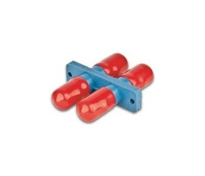 Triotronik Lightwin LWL Kupplung Duplex DST-DST, Singlemode, plastik DST 1pc(s) Blue,Red fiber optic adapter